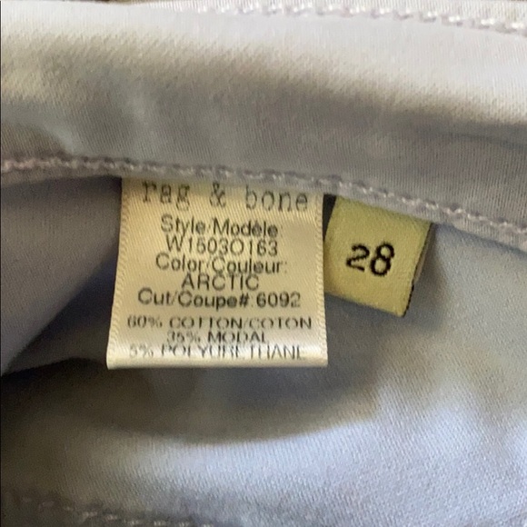 Rag & Bone jeans -Arctic - legging - size 28 - Picture 5 of 5